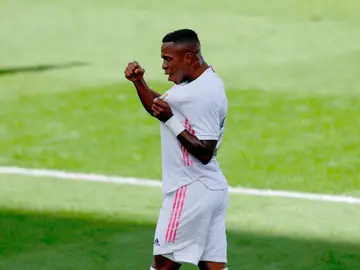 Vinicius celebra el gol ante el Levante Vinicius celebra el gol ante el Levante