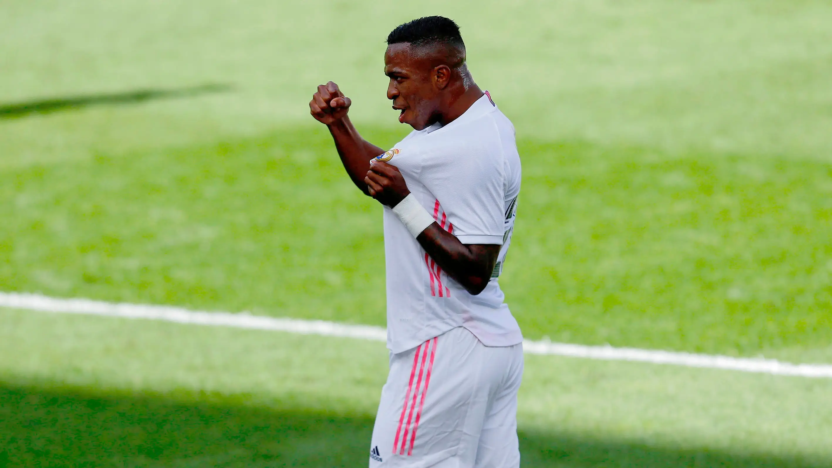 Vinicius celebra el gol ante el Levante