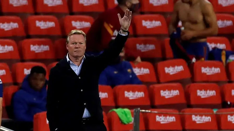 El entrenador del FC Barcelona, Ronald Koeman. El entrenador del FC Barcelona, Ronald Koeman.