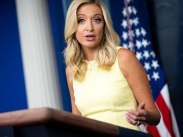 La portavoz de la Casa Blanca, Kayleigh McEnany