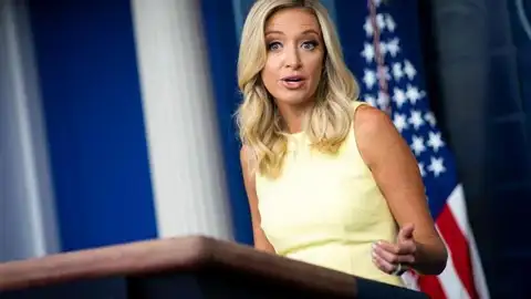 La portavoz de la Casa Blanca, Kayleigh McEnany La portavoz de la Casa Blanca, Kayleigh McEnany