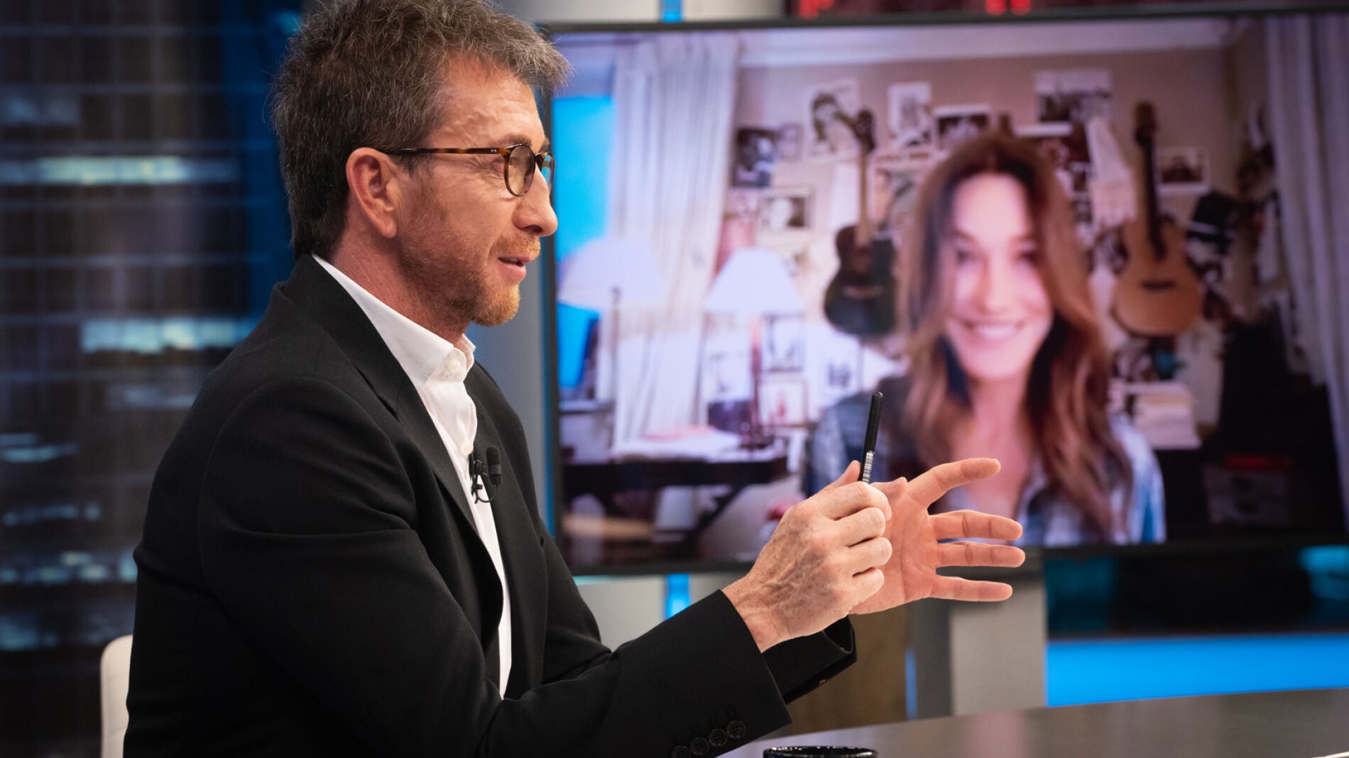 Carla Bruni revela en 'El Hormiguero 3.0' la receta del &eacute;xito de su matrimonio junto a Nicolas Sarkozy