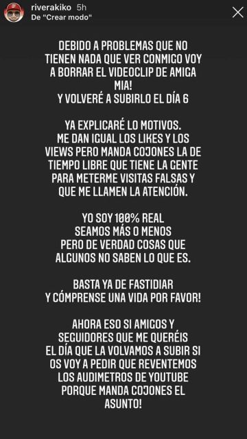 Las palabras de Kiko Rivera 