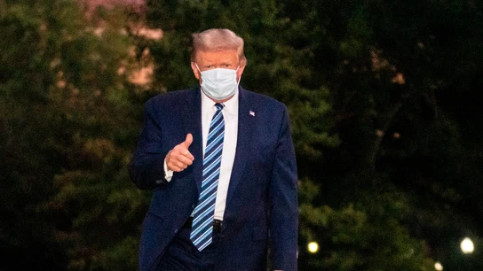 Donald Trump, tras salir del hospital Donald Trump, tras salir del hospital