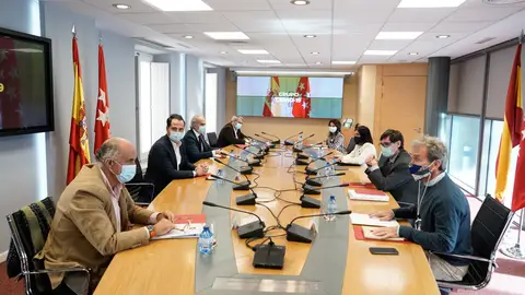 Reunión del grupo COVID 19 de la Comunidad de Madrid y el Ministerio de Sanidad Reunión del grupo COVID 19 de la Comunidad de Madrid y el Ministerio de Sanidad