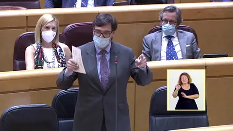 El PP acusa a Salvador Illa de actuar en Madrid por "revanchismo político" El PP acusa a Salvador Illa de actuar en Madrid por "revanchismo político"