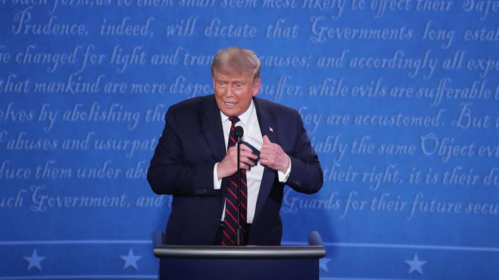Donald Trump anuncia su intención de participar en debate electoral contra Joe Biden el 15 de octubre: 
