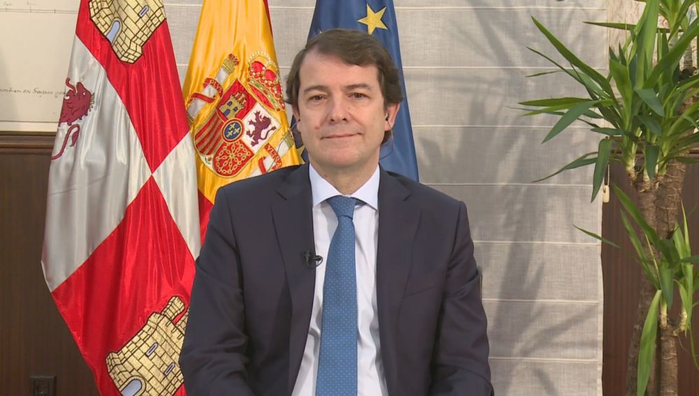 El presidente de Castilla y León, Alfonso Fernández Mañueco