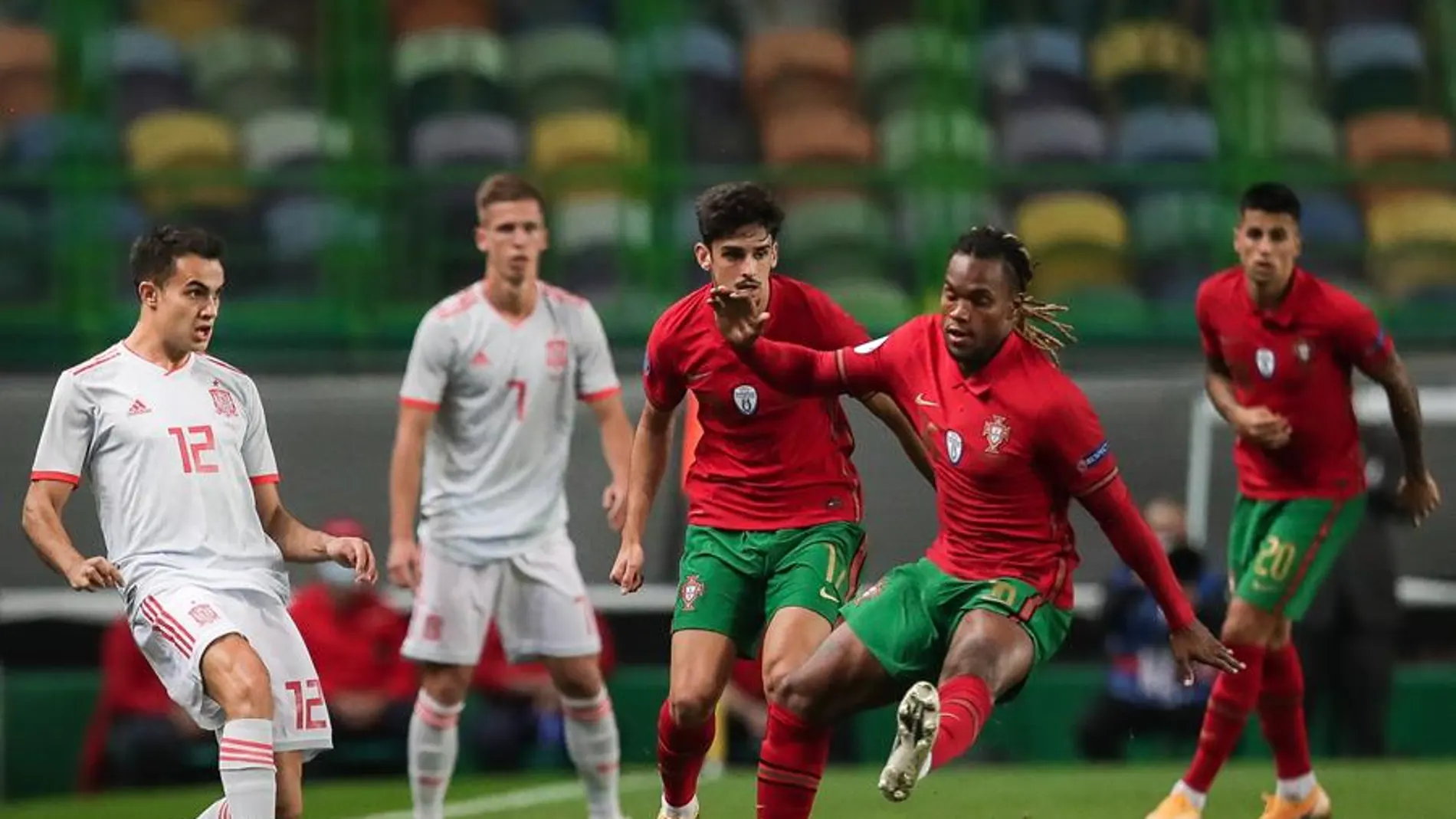 España y Portugal empatan sin goles con un buen debut de Adama Traoré España y Portugal empatan sin goles con un buen debut de Adama Traoré