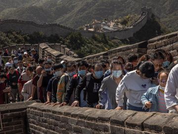La muralla china, abarrotada