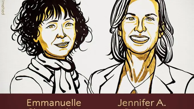Emmanuelle Charpientier y Jennifer Doudna Emmanuelle Charpientier y Jennifer Doudna