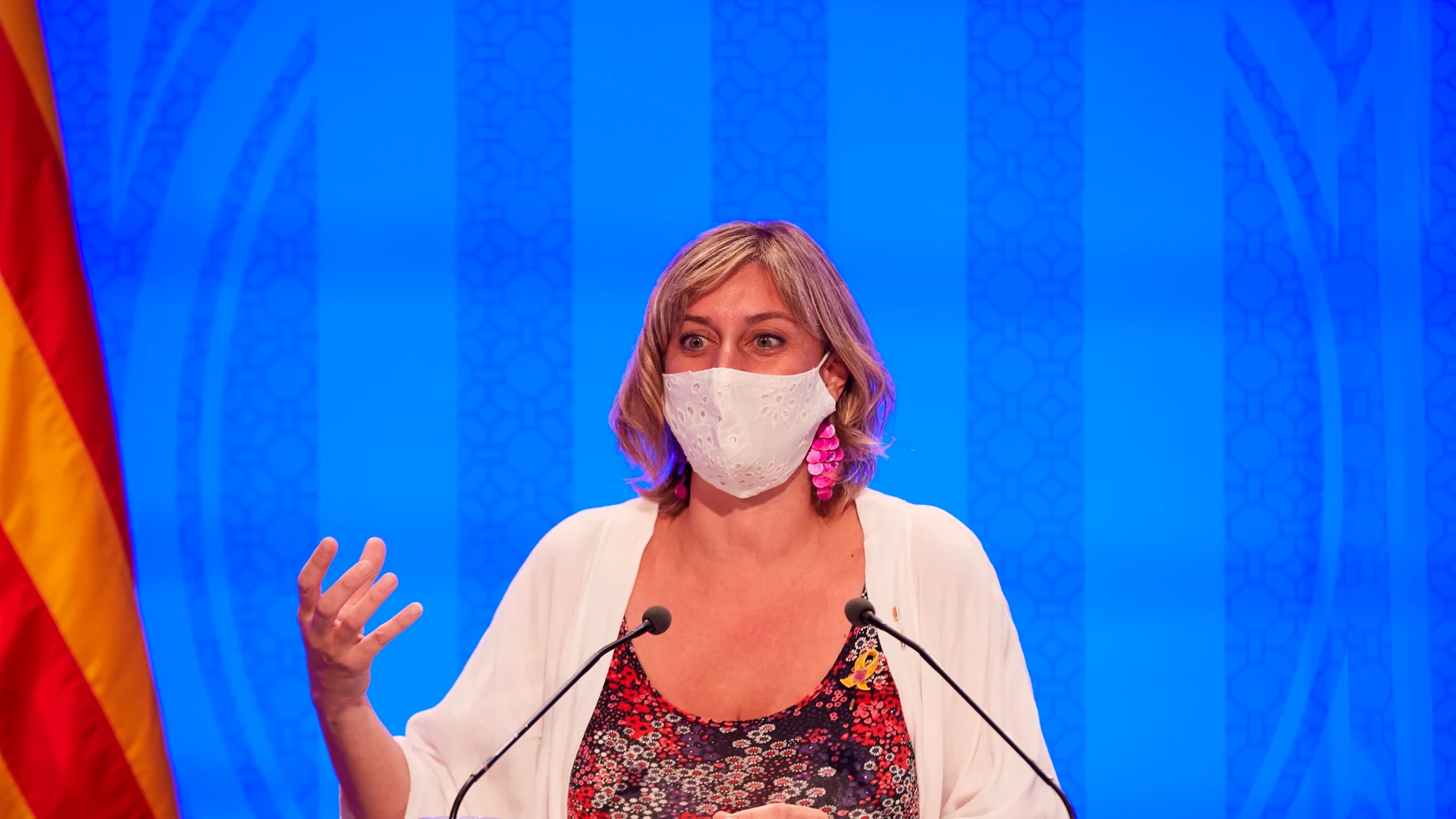 La consellera de Salud, Alba Vergés La consellera de Salud, Alba Vergés