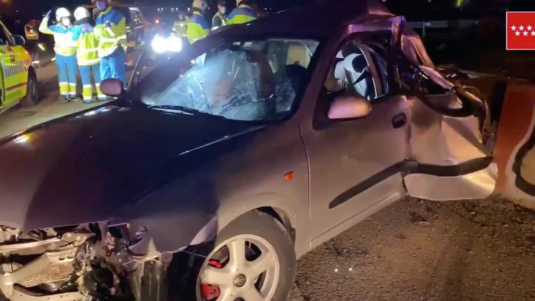 Accidente de tr&aacute;fico en Getafe