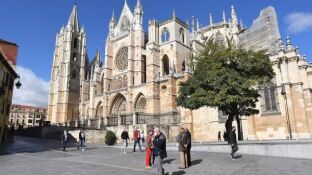 Imagen de archivo de la catedral de Le&oacute;n