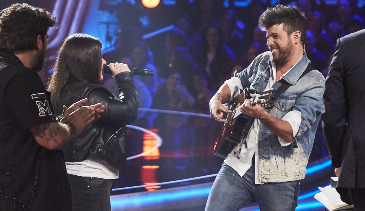 Pablo L&oacute;pez y Roc&iacute;o Acebedo interpretan a d&uacute;o el tema &lsquo;Remolino&rsquo; de Pancho C&eacute;spedes en &lsquo;La Voz&rsquo;