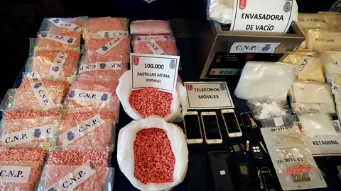 Intervenido el mayor alijo de drogas sintético en Navarra Drogas sintéticas