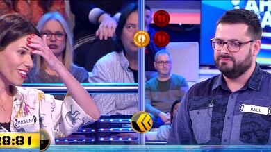 ¡Qué tensión! Un actor de Hollywood decanta el duelo final con 17.000 euros en juego en ‘¡Ahora caigo!’