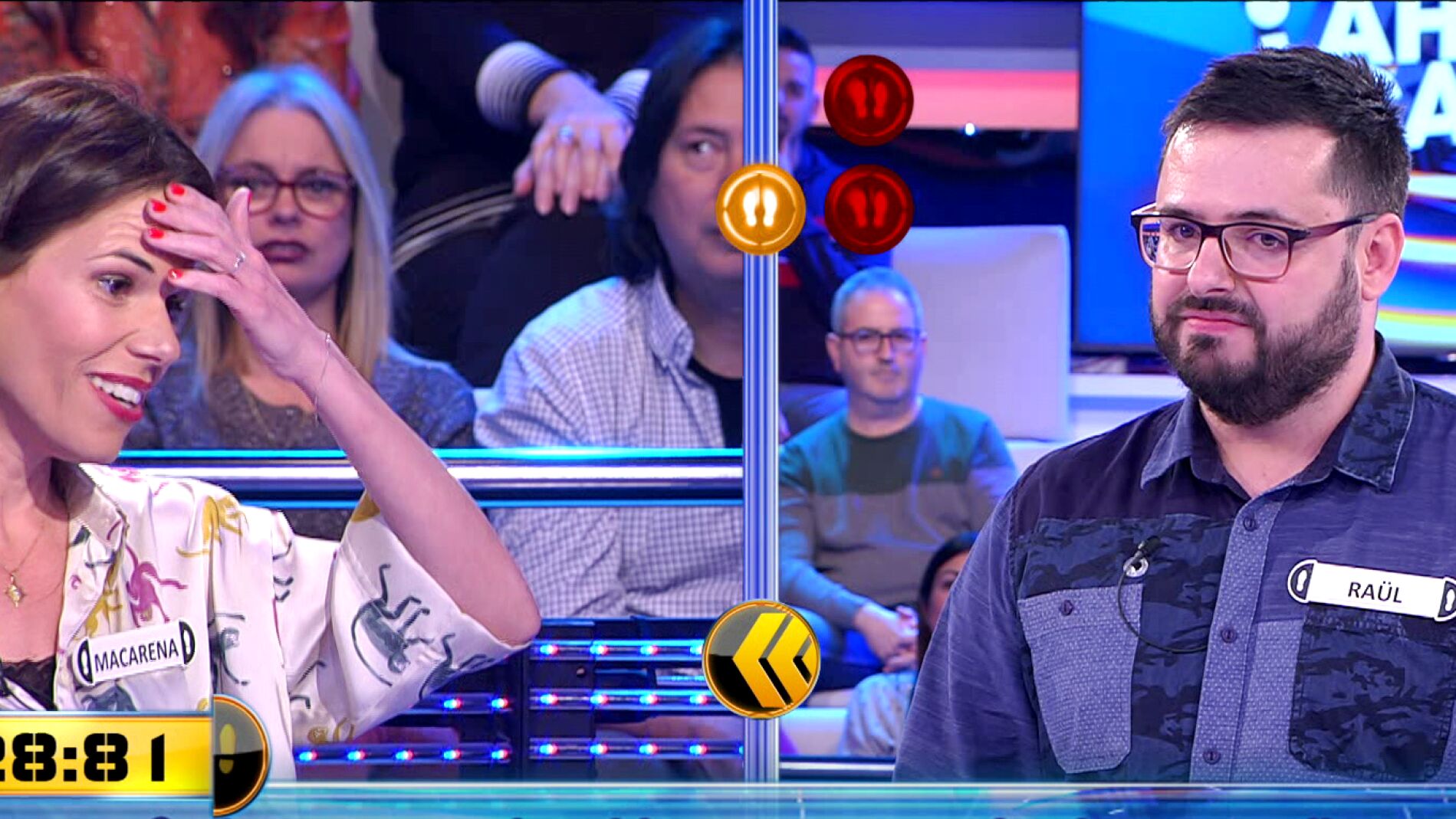 &iexcl;Qu&eacute; tensi&oacute;n! Un actor de Hollywood decanta el duelo final con 17.000 euros en juego en &lsquo;&iexcl;Ahora caigo!&rsquo;