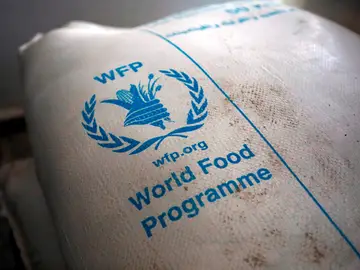 Una ración del Programa Mundial de Alimentos de la ONU Una ración del Programa Mundial de Alimentos de la ONU