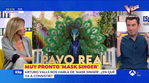 Arturo Valls explica la dinámica de 'Mask Singer: adivina quién canta': Arturo Valls explica la dinámica de 'Mask Singer: adivina quién canta':