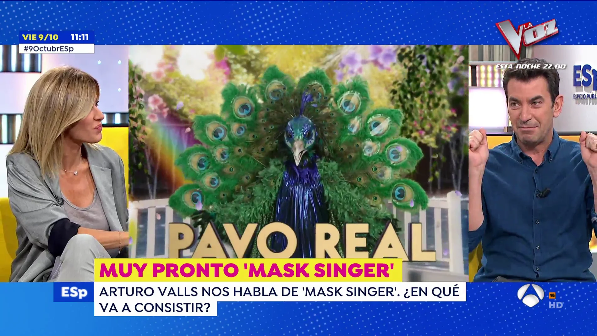 Arturo Valls explica la dinámica de 'Mask Singer: adivina quién canta':