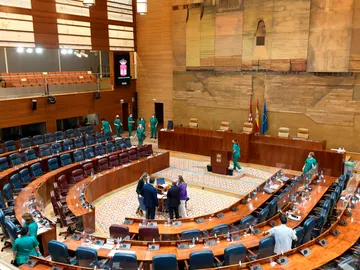 La Asamblea de Madrid, en un receso La Asamblea de Madrid, en un receso