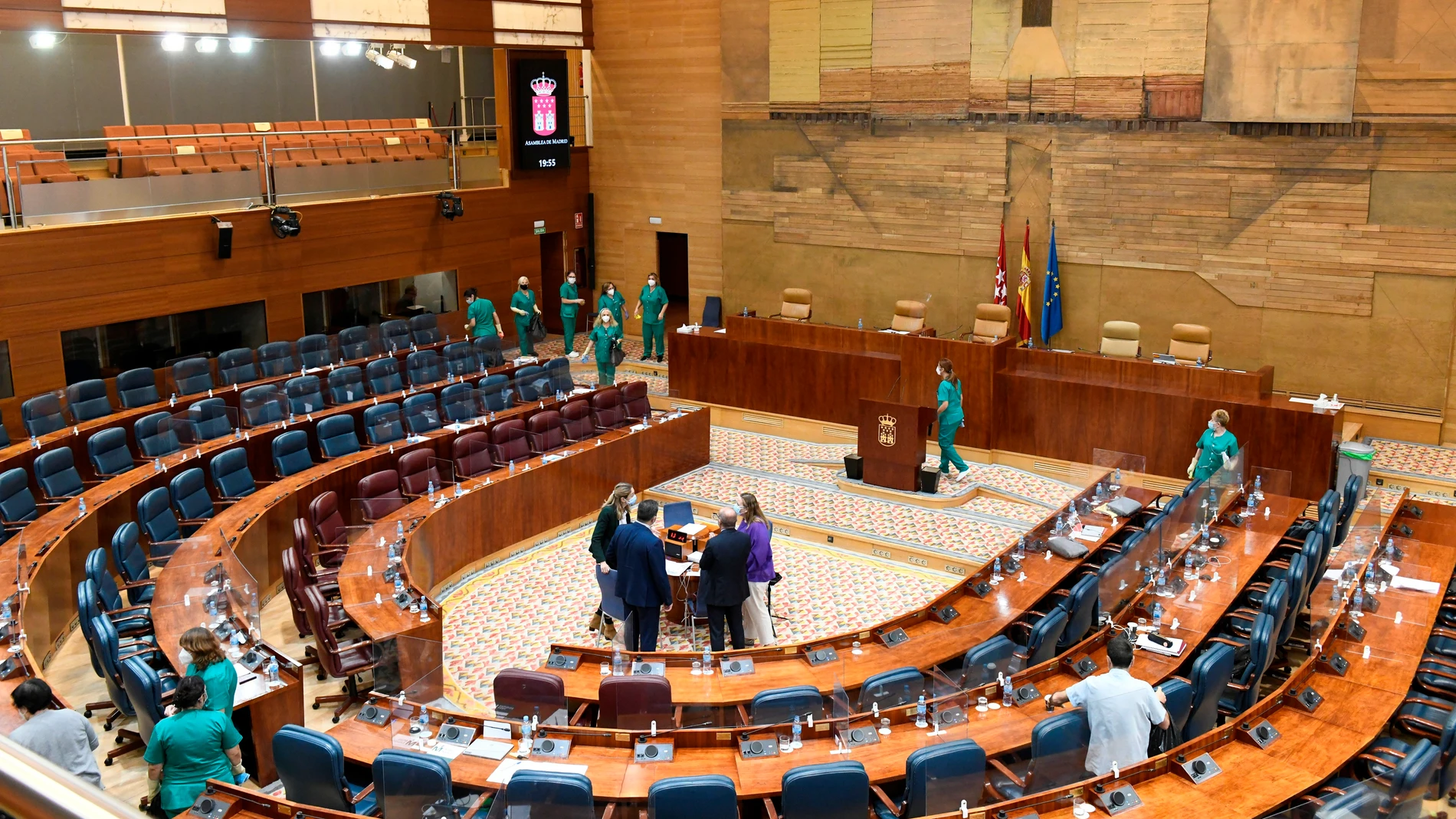 La Asamblea de Madrid, en un receso La Asamblea de Madrid, en un receso