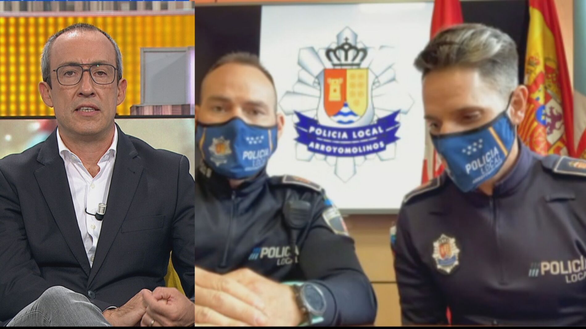 Polic&iacute;as salvan a un beb&eacute;