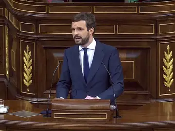 Las 10 frases de Pablo casado en la moción de censura de Vox Las 10 frases de Pablo casado en la moción de censura de Vox