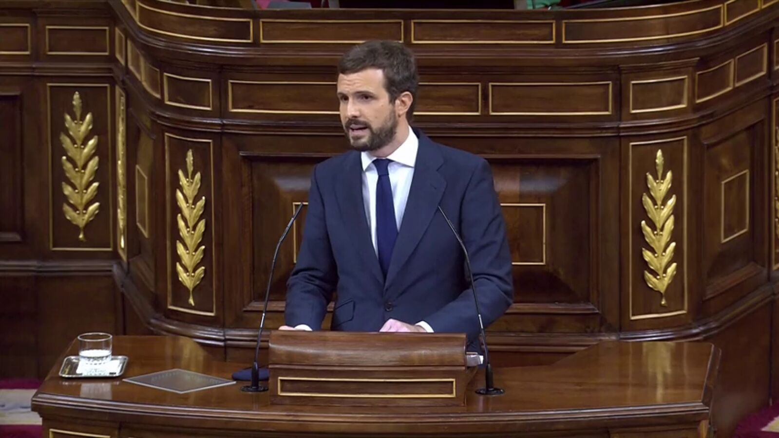Las 10 frases de Pablo Casado en la moción de censura de Vox