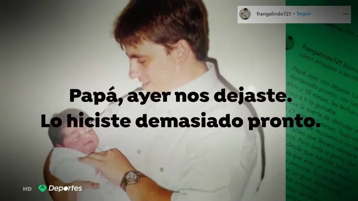 El mensaje del windsurfista Fran Galindo a su padre fallecido por coronavirus: "Dios necesitaba un gran médico a su lado" El mensaje del windsurfista Fran Galindo a su padre fallecido por coronavirus: "Dios necesitaba un gran médico a su lado"