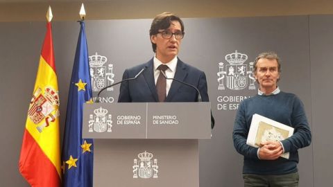 Salvador Illa y Fernando Sim&oacute;n