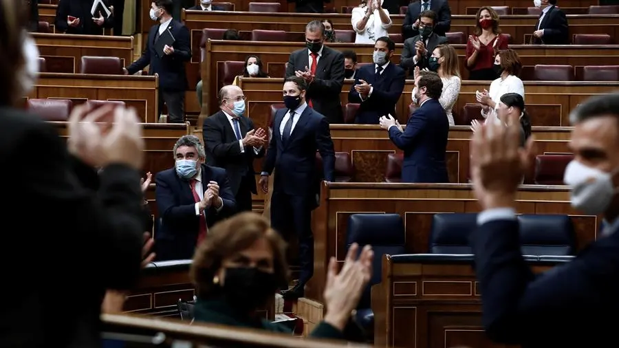 El Congreso de los diputados vota 'no' a la moción de censura de Vox con 298 votos en contra El Congreso de los diputados vota 'no' a la moción de censura de Vox con 298 votos en contra