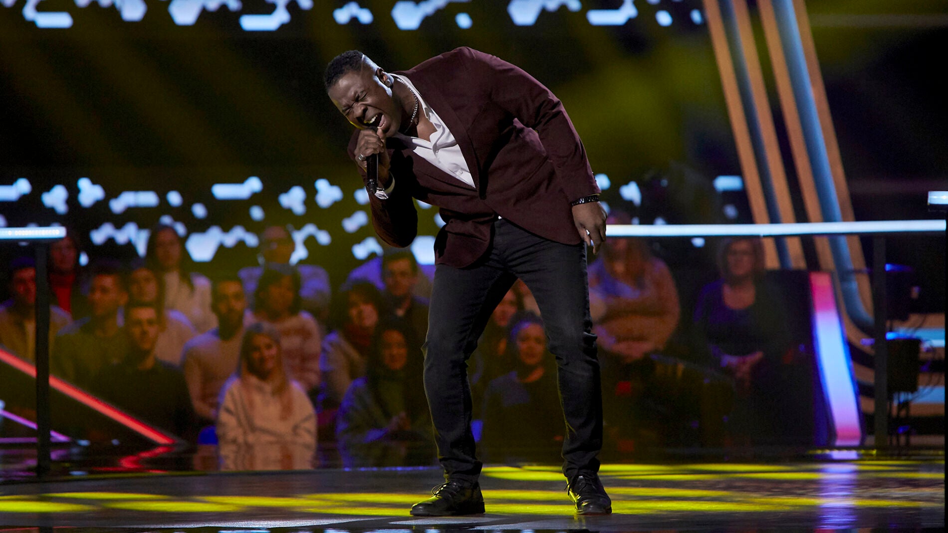 Michael Harding canta 'Let's get it on' en los Asaltos de 'La Voz'