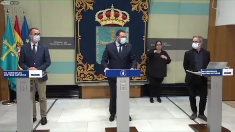 Asturias también pide al Gobierno el estado de alarma para aplicar el toque de queda en el Principado Asturias también pide al Gobierno el estado de alarma para aplicar el toque de queda en el Principado