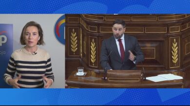 Cuca Gamarra niega que el 'no' de Pablo Casado a la moción fuera fruto de un 'calentón': 