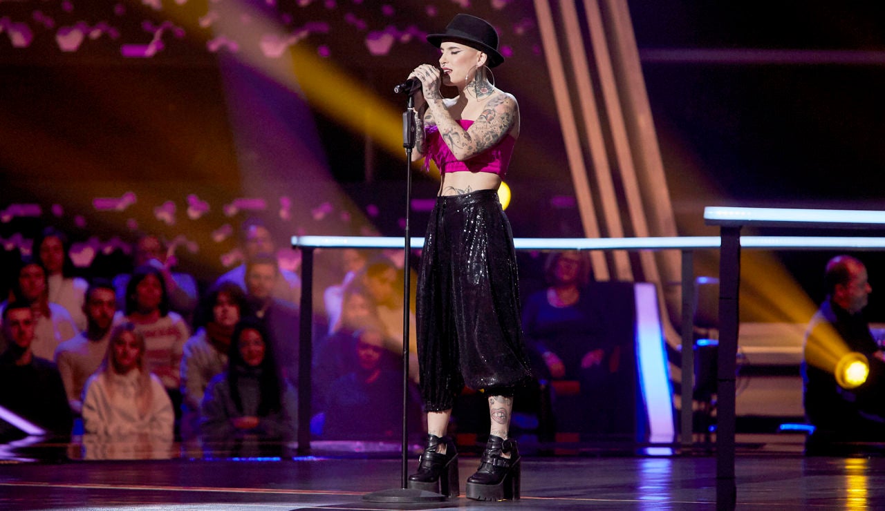 Haizea canta 'Tuyo' en los Asaltos de 'La Voz'