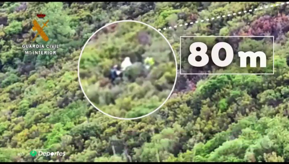 Muere un piloto en Cáceres tras despeñarse por un barranco de más de 100 metros