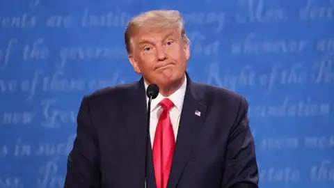 Elecciones EEUU 2020: Donald Trump en el segundo debate electoral de EEUU Donald Trump en el segundo debate electoral de EEUU