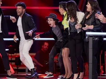 Antonio Orozco roba a Sergio Chaves en los Asaltos de ‘La Voz’ Antonio Orozco roba a Sergio Chaves en los Asaltos de ‘La Voz’