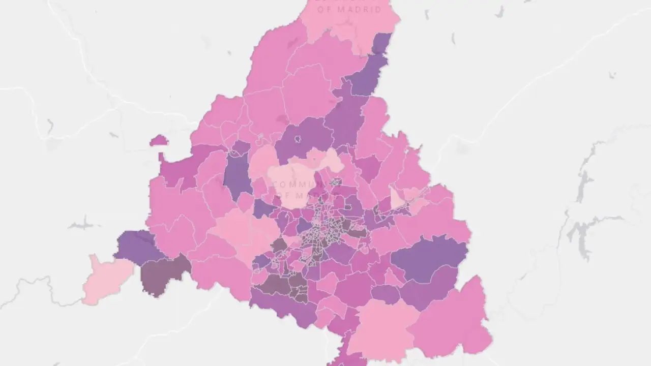 Zonas b&aacute;sicas de salud de Madrid