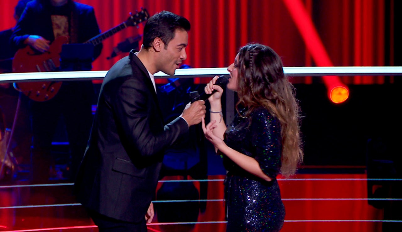 Carlos Rivera cumple el sueño de Carlota Palacios al cantar con ella ‘Solo tú’ en los Asaltos de ‘La Voz’