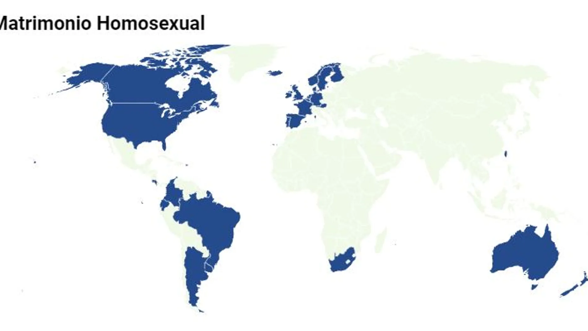 El matrimonio homosexual en el mundo El matrimonio homosexual en el mundo