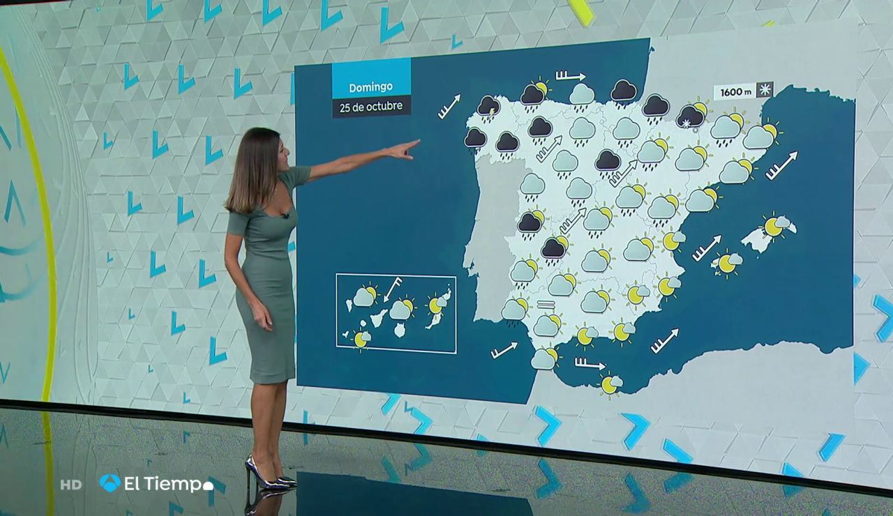 Tu Tiempo (24-10-20) Aumento casi generalizado de las temperaturas Tu Tiempo (24-10-20) Aumento casi generalizado de las temperaturas
