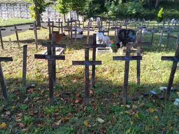 Cementerio en el que están enterrados los fetos Cementerio en el que están enterrados los fetos