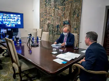 Page reprocha a Pere Aragonés el uso independentista de la Conferencia de presidente Page reprocha a Pere Aragonés el uso independentista de la Conferencia de presidente