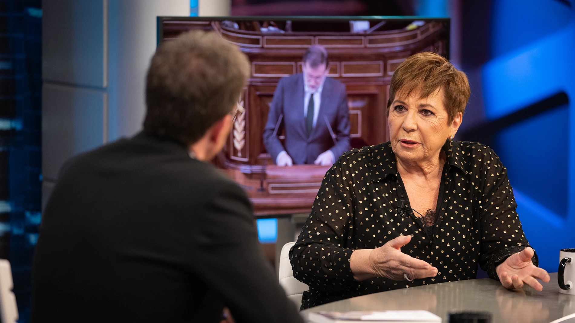 Celia Villalobos, en 'El Hormiguero 3.0': "Quien hizo las leyes más fuertes contra la corrupción ha sido Mariano Rajoy y al final lo ha pagado él todo"