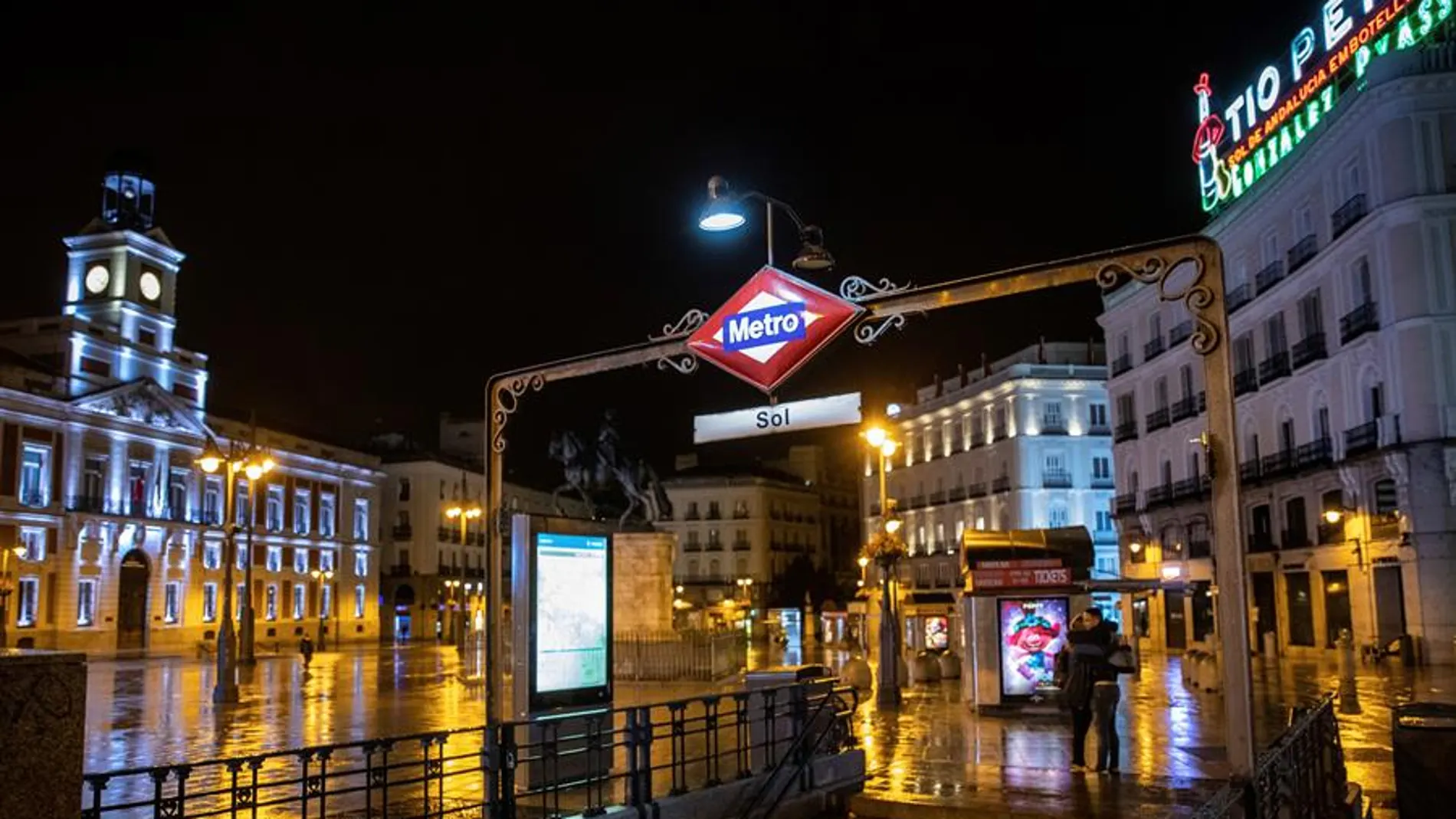 Estación de metro de Sol, en Madrid Estación de metro de Sol, en Madrid
