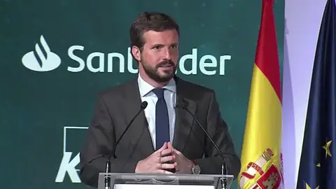 Pablo Casado, sobre apoyar el estado de alarma de seis meses: "No puede superar en ningún caso las ocho semanas" Pablo Casado, sobre apoyar el estado de alarma de seis meses: "No puede superar en ningún caso las ocho semanas"