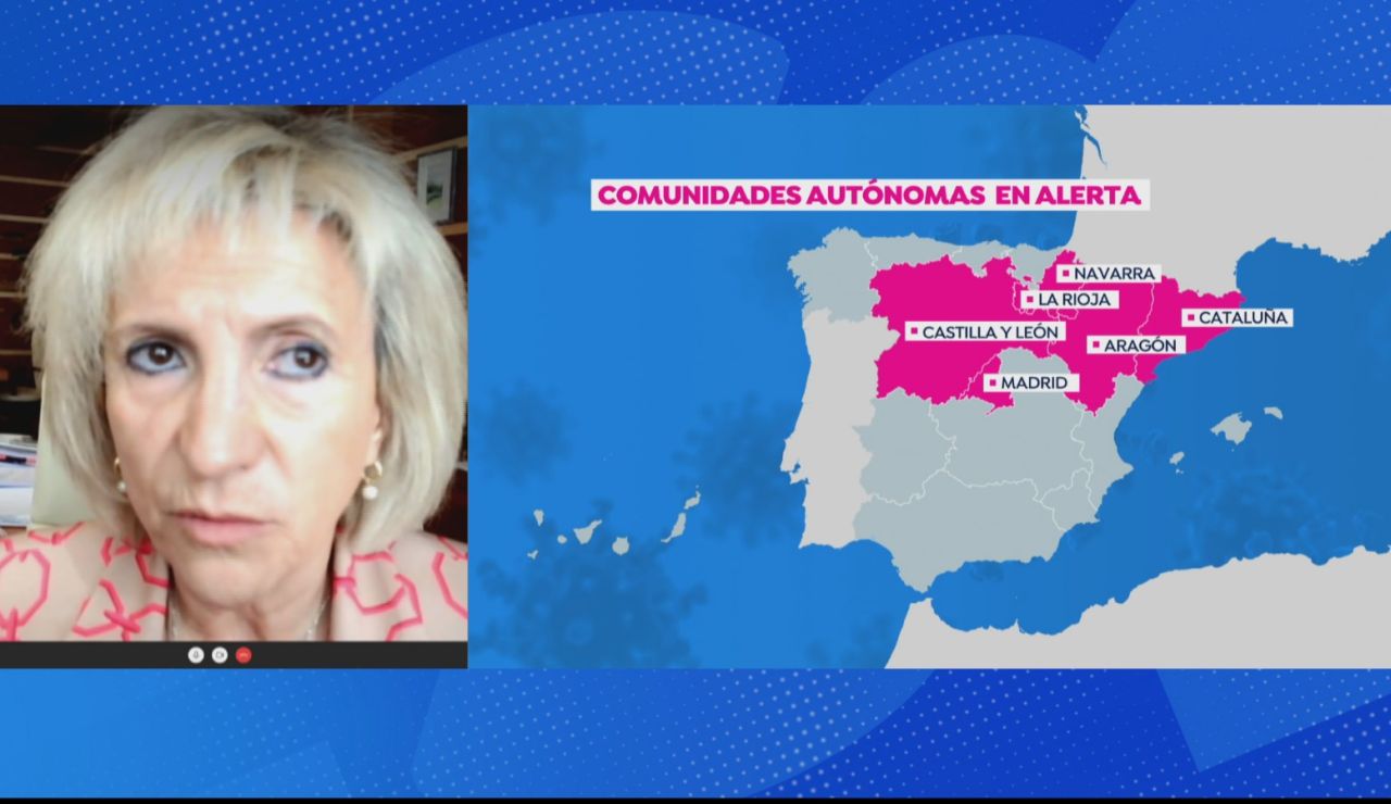Consejera de Sanidad de Castilla y León habla sobre el toque de queda en la comunidad. Consejera de Sanidad de Castilla y León habla sobre el toque de queda en la comunidad.